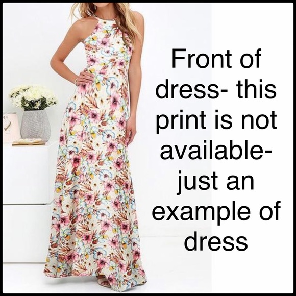 Halter Neck Maxi Dress - Picture 7 of 8